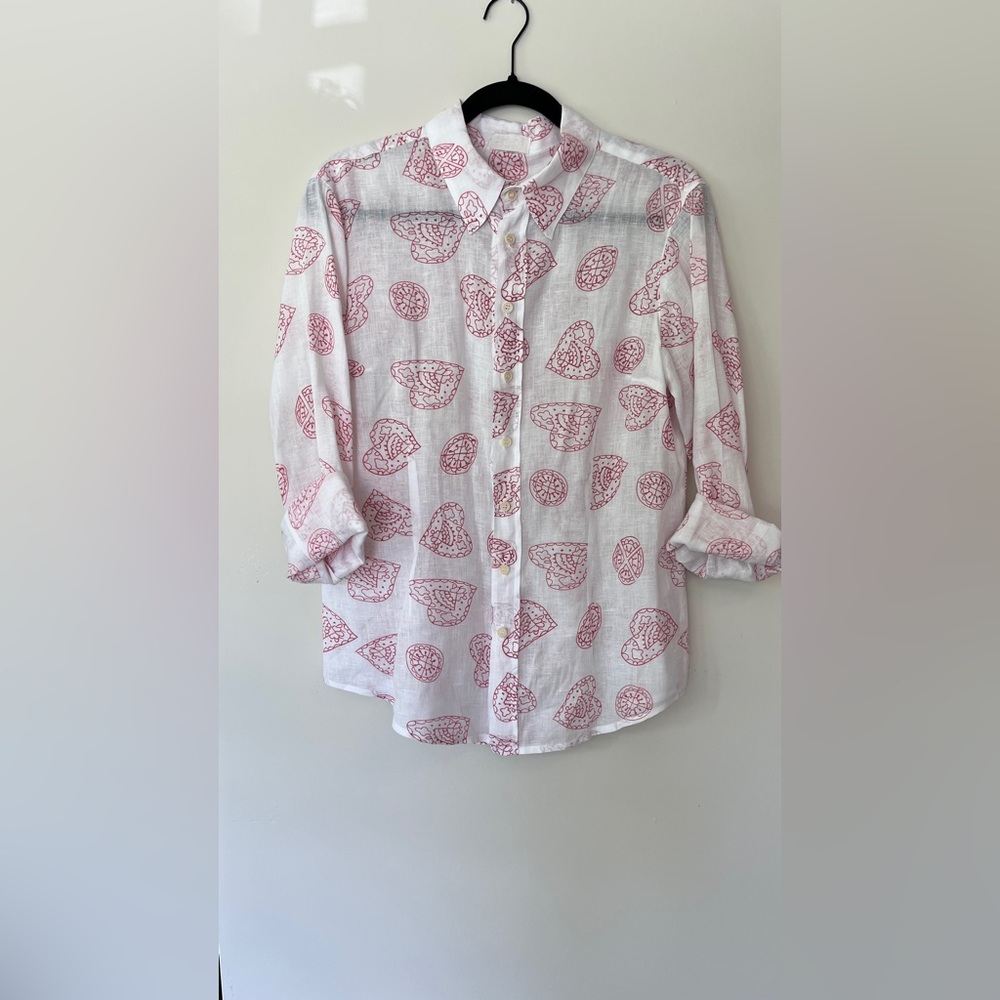 Anthropologie Linen Top